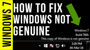 How To Fix Windows Is Not Genuine | Remove Build 7601/7600 | 100% Working  Windows 7/8/10 | 2022 - Youtube