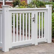 Gartentur Ohland Hartholz Weiss Gartentore Gartenturen Und Vorgarten Zaun