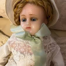 Antique wax doll