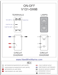 Install at least a 2¾ deep switch box for 14 awg wire or at least a 3½ deep switch box for 12 awg 4. Rocker Switch Wiring Diagrams New Wire Marine