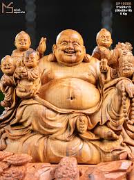 TƯỢNG DI LẶC NGŨ PHÚC DÁNG NGỒI