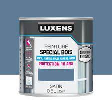 Gama luxens salones y habitaciones. Peinture Bois Exterieur Interieur Satin Bleu Provence Luxens 0 5 L Leroy Merlin