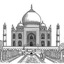 Taj Mahal Realistic Drawings Taj Mahal Taj Mahal Drawing