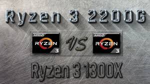 For most games, a $60 jump to to ryzen 5 1500x will squeeze out a bit more performance, but if you're on a very strict budget, the better ryzen 3 should handle most tasks well. Ryzen 3 2200g Vs Ryzen 3 1300x Benchmarks Gaming Tests Review And Comparison Youtube