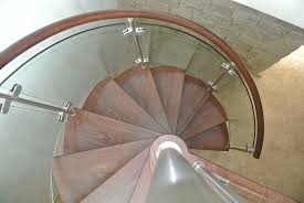 Traditional railing providers will outsource glass panel fabrication. Curved Glass Stairs Modern Helical Crystal Staircases