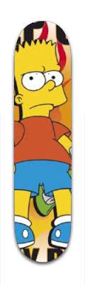 Santa cruz bart the simpsons slasher #89 of 500! Bart Simpson Banger Park Skateboard 7 3 8 X 31 1 8 Designed By New Designer 24826 Design Your Own Banger Park Skateboard 7 3 8 X 31 1 8 Whatever Skateboards