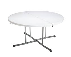 Lifetime Fold In Half Folding Table 25402 60 Inch White Granite Top Round Folding Table Fold In Half Table Lifetime Tables