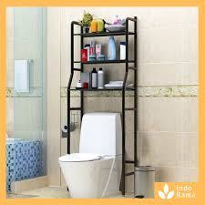 Kamar mandi minimalis terkadang memiliki kendala dengan luasnya yang sempit, sebagai solusinya anda bisa menggunakan warna cat putih, hal ini dilakukan agar ruangan terasa lebih lebar. Rak Toilet Rak Kamar Mandi Rak Sabun Toilet Organizer Rak Peralatan Kamar Mandi Shopee Indonesia