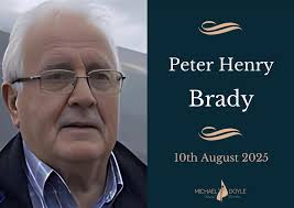 The death has occurred of Daniel Harvey Finglas, Dublin