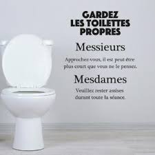 Sticker Citation Wc Gardez Les Toilettes Propres Sticker Citation Citations Wc Toilettes