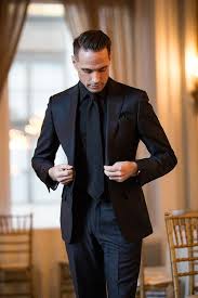 Pin By Men Style Digest On Color Coordination Men S Fashion Black Tie Attire Black Suit Men Black Tie Wedding Guest Dress