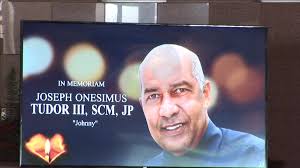 The late Parliamentarian Johnny Tudor laid to rest