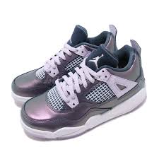 Details About Nike Jordan 4 Retro Ps Iv Aj4 Monsoon Blue White Kid Preschool Shoes Bq9042 400