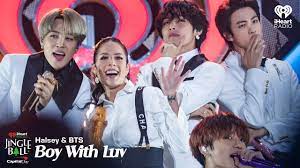 Yongseok choi (lumpens)assistant director : Halsey Bts Boy With Luv Live At Iheartradio Jingle Ball 2019 Youtube