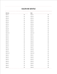 Maybe you would like to learn more about one of these? Hair Salon Price List Templates Business Templates Contracts And Forms