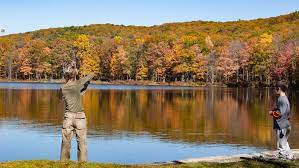 Here and at several other viewpoints in the aptly named high. High Point State Park In New Jersey Northwest Skylands
