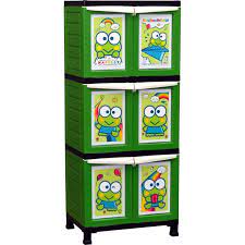 Lemari plastik mini tabitha susun 4: Lemari Plastik Napolly Bcbc 163 Krec Kero Keroppi 3 Susun Shopee Indonesia