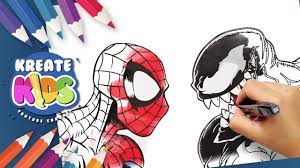 Disegno venom personaggio cartone animato da colorare. Marvel Spiderman Vs Venom Disegni Da Colorare Coloring Pages Youtube