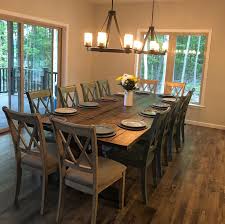 Large Farmhouse Table Rustic Farm Table Farmhouse Dining Table Rustic Modern Table Natural Wood Table Rustic Table Kitchen Table In 2020 Large Farmhouse Table Farmhouse Dining Table Farmhouse Dining Room Table