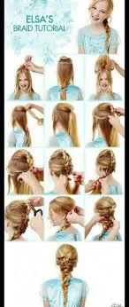 Secure with an elastic and you have an awesome elsa braid! Elsa S Braid Frozen Hair Tutorial Frozen Hair Frozen Hairstyles