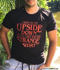 4.7 out of 5 stars 193. Upside Down Stranger Things T Shirt By Lerage Shirts