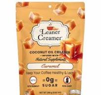 Leaner Creamer® Caramel Coconut Oil Coffee Creamer, 9.87 oz ...