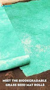 Biodegradable Grass Seed Mat Rolls Video Video Grass Seed Mat Grass Gardening Supplies