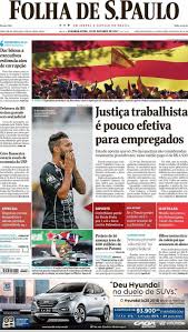 Capa Do Jornal Meia Hora De Hoje Capa Do Jornal Folha De S Paulo Manchetes De Jornal Capas De Jornais Jornalismo