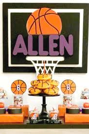 Pin On Basketball Baseball Sports Party Ideas