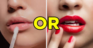 Lip Gloss Or Lipstick Colorful Picture Quiz