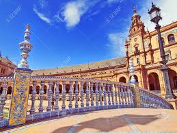 Bridge In Plaza De Espana Seville Spain Stock Photo Picture And Royalty Free Image Image 13957503