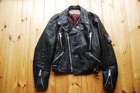 Vintage 80 S British Black Leather Motorcycle Biker Jacket By Wolf Leathers 40 M Vintage Leather Jacket Black Leather Leather Jacket