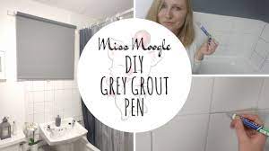 Sure, but they're not the best. Budget Bathroom Makeover Grey Grout Restorer Pen Refresh Old Tiles Youtube