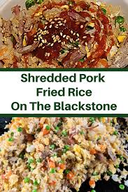 Maybe you would like to learn more about one of these? Leftover Shredded Pork Fried Rice Recipe On The Blackstone That Guy Who Grills