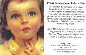 Prayer For The Unborn 3" x 4"