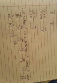 We have to find 5 rational numbers. Find 10 Rational Numbers Between 5 11 And1 11 Brainly In