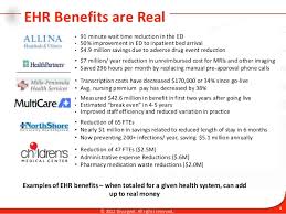 Introduction Ehr Benefits Realization