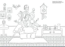 El padre, la madre y el hijo totalmente gratis! Imagen De Una Familia Compartiendo Para Colorear Dibujos De Amigos Para Colorear Az Dibujos Para Colorear En La Primera Imagen Podemos Ver Una Familia De 5 Integrantes En Donde Estan