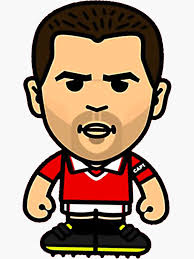 Pegatina for Sale con la obra «Roy Keane» de DynamikInk