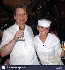 For years the residents of dubai have watched as international restaurant brands have flocked to the city, from rainer becker's famed japanese concepts zuma and roka to gordon ramsey's hell's kitchen and bread street kitchen, but is the tide beginning to turn? The Winner Of Hell S Kitchen Jennifer Ellison With Gordon Ramsay At His Temporary Restaurant In Brick Lane East London The Itv1 Reality Cooking Show Featured 10 Celebrities Manning The Kitchen Where The