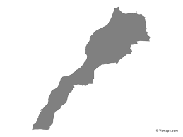 Tour guides are licensed to give historical tours of morocco and they can accompany clients into the major cities. Grey Map Of Morocco Free Vector Maps