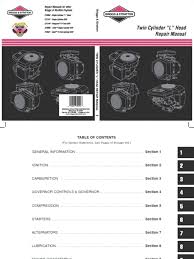 Briggs And Stratton Horsepower Chart 360musicnghq Co