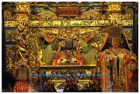 廟宇之旅 行 來去拜拜 台北天后宮 painting temple