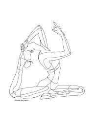 Fine Art Print Of My Yoga Line Drawing Pigeon Pose Or King Pigeon Pose Kapotasana This Beautiful Deep Back Ben In 2020 Yoga Drawing Yoga Art Art Inspiration Drawing