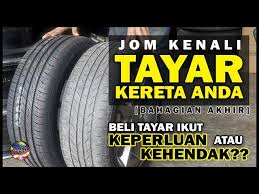 Apabila mencapai takat 3mm, anda disarankan menggantikan tayar, dan pada kedalaman bunga minimum 1.5mm (sekitar 3¼ permukaan tayar), tayar kereta anda secara teknikal sudah haus sepenuhnya. Tips Membeli Tayar Kereta Projek62 Lihat Description Litetube