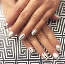 Geometric nail art is having a moment, so we've rounded up a selection of minimalistic, negative space and loud and proud designs to inspire your next choice. 20 Cool Geometric Nail Art Ideas For 2018 Glamour