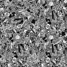 Black And White Crowd Wallpaper Black White Jdm Sticker Bombing Sheet 300 X 300mm Stickerbomb Euro Badges Decals Emblems Body Exter Sticker Bomb Wallpaper Sticker Bomb Jdm Stickers