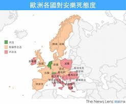 你知道哪些國家可以合法安樂死嗎 五張圖表告訴你全球安樂死現況 the news lens 關鍵評論網 map diagram world map