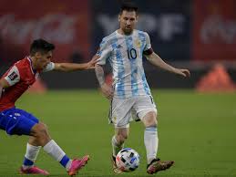 Con marcador, goles, jugadas y resultado. Eliminatorias Qatar 2022 Argentina Empata 1 1 Con Chile Lionel Messi Futbol Internacional Depor