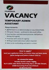 Masukkan email anda untuk mendapatkan informasi terkini dan hebahan jawatan kosong di blog ini Jawatan Kosong Taiping Perodua Branch Kamunting Facebook